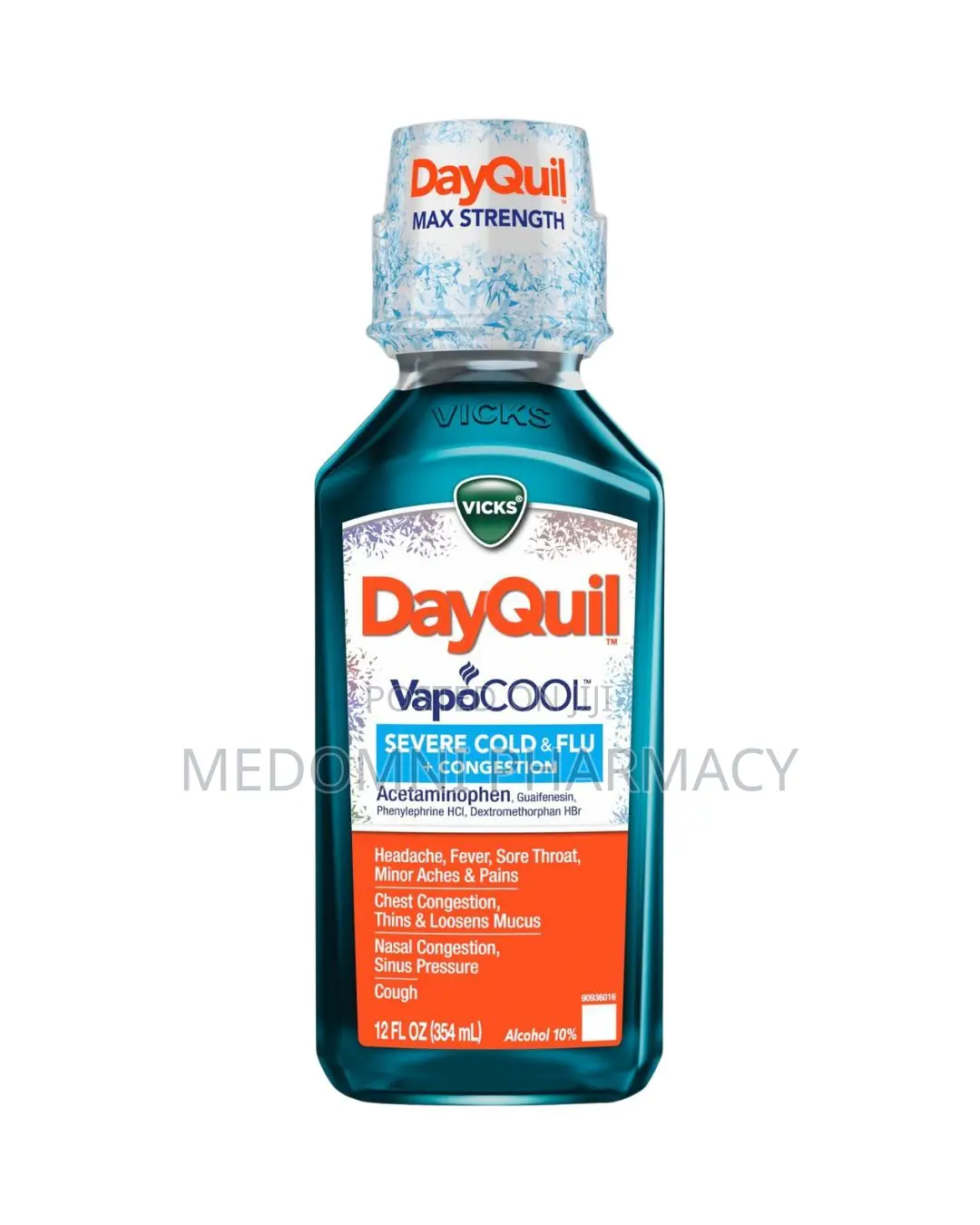 Dayquil Vapocool Severe Cold Flu + Congestion Relief Liquid
