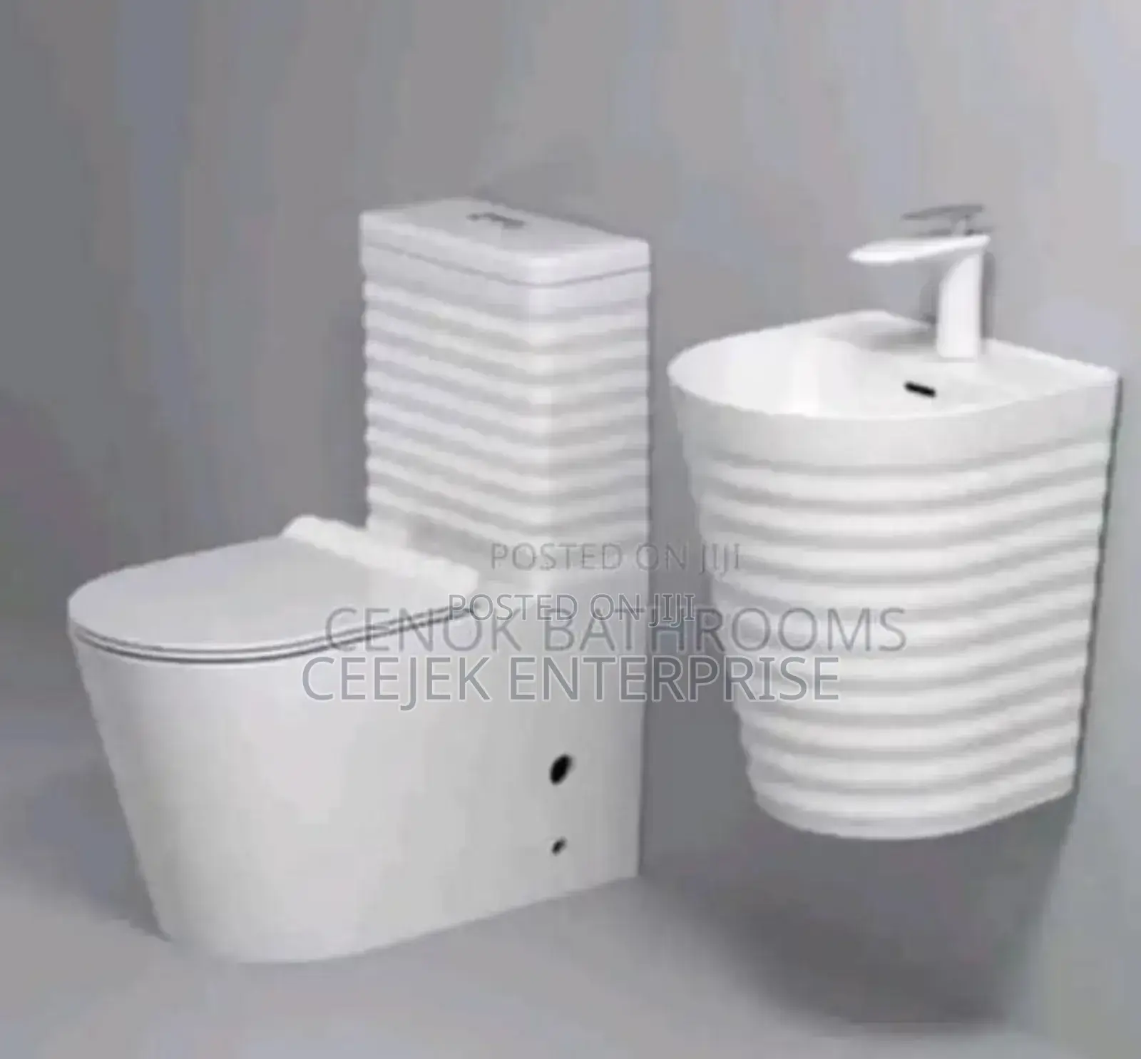 Executive Water Closet With Wall Hung Basin