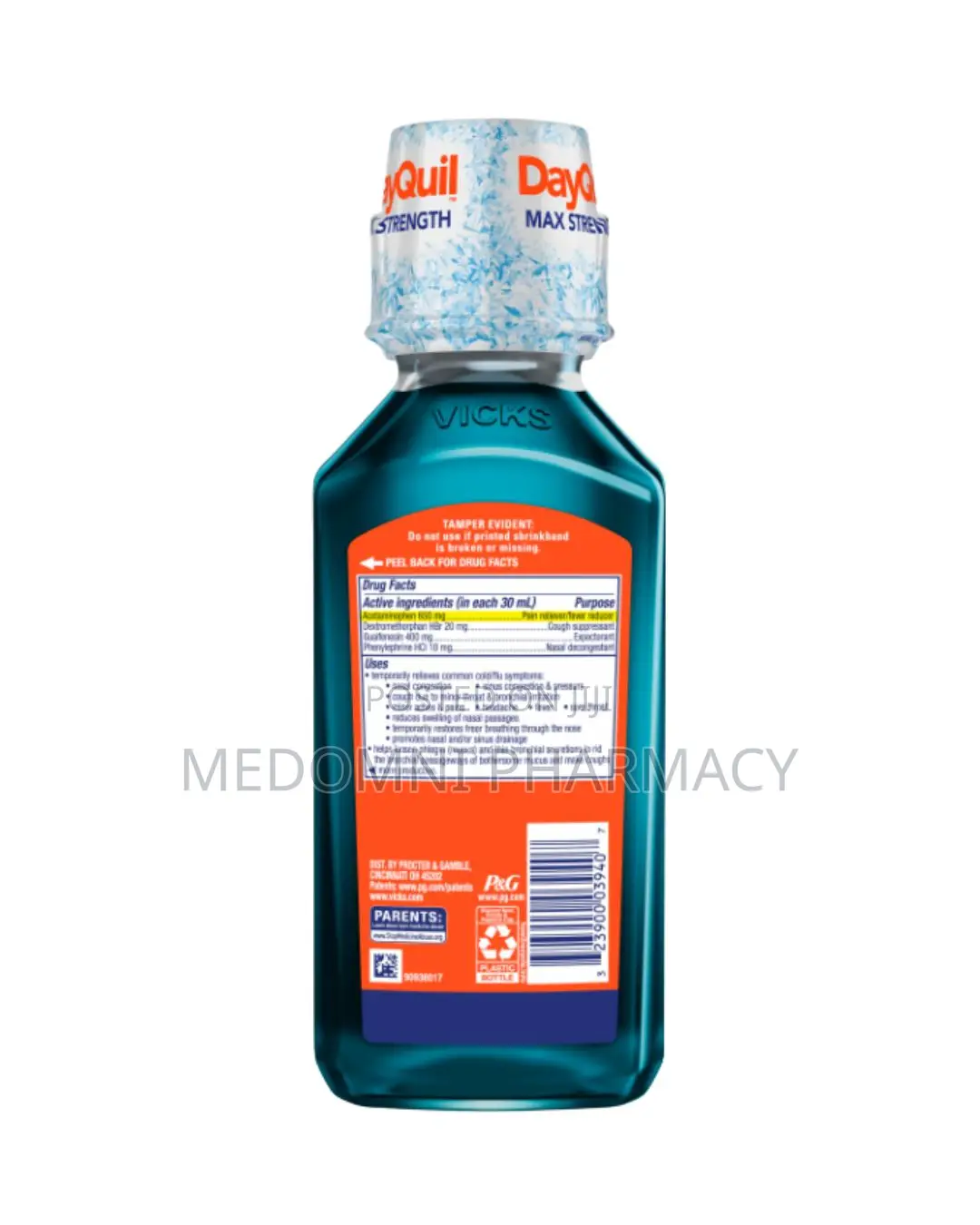Dayquil Vapocool Severe Cold Flu + Congestion Relief Liquid