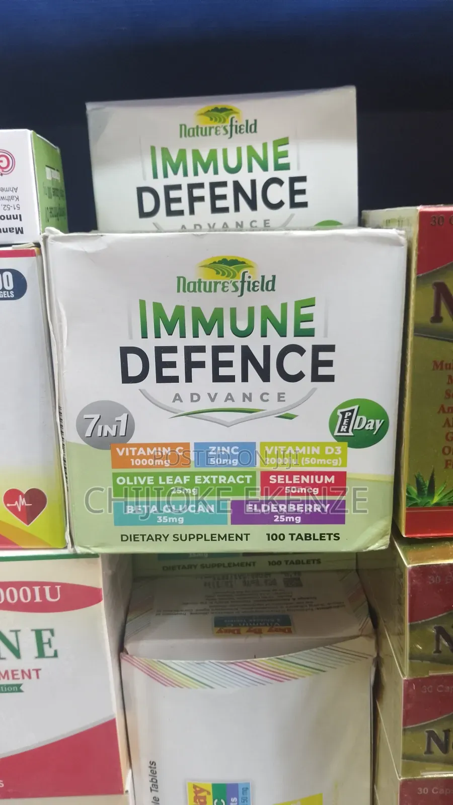 Nature's Field Immune Defense Advance Dietary Supplement 100 Tablets