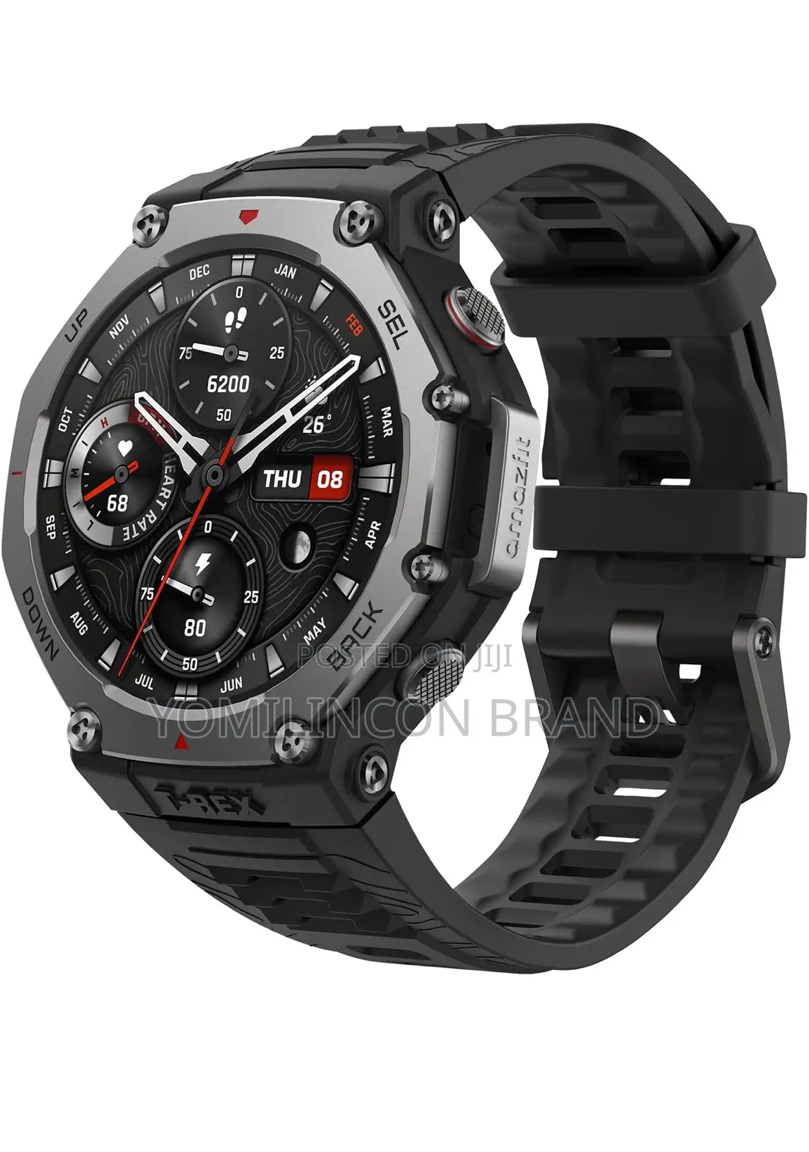 Amazfit T-Rex 3 Outdoor Smart Watch 48mm Amoled Display, Offline