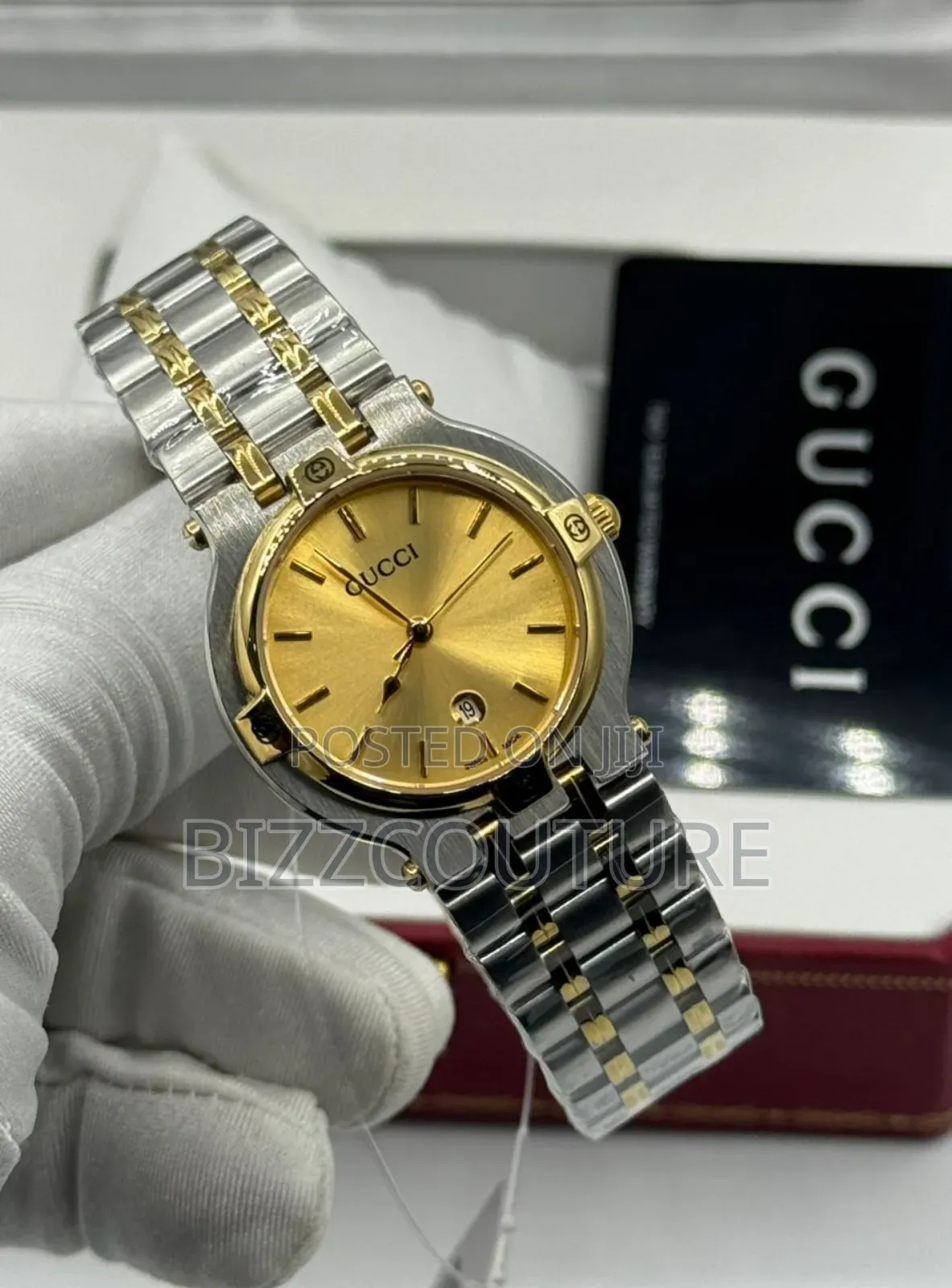 Original Gucci Two-Tone Stainless Steel Strap Watch