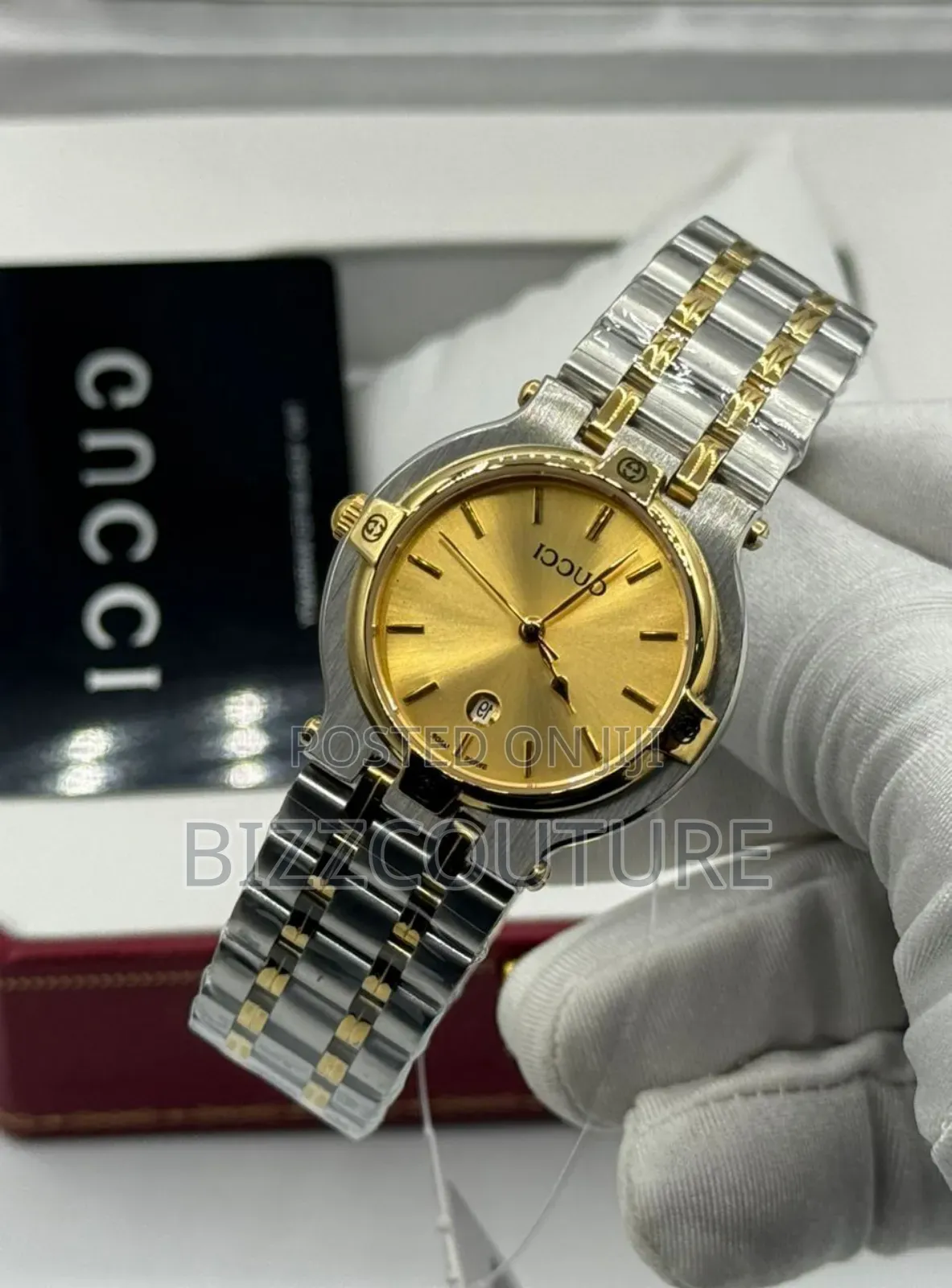 Original Gucci Two-Tone Stainless Steel Strap Watch
