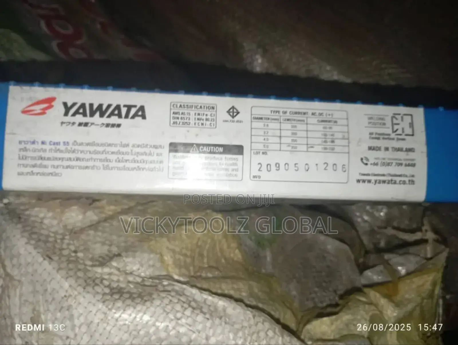 Yawata Nicast55 Cast Iron Electrode 3.2x 350mm
