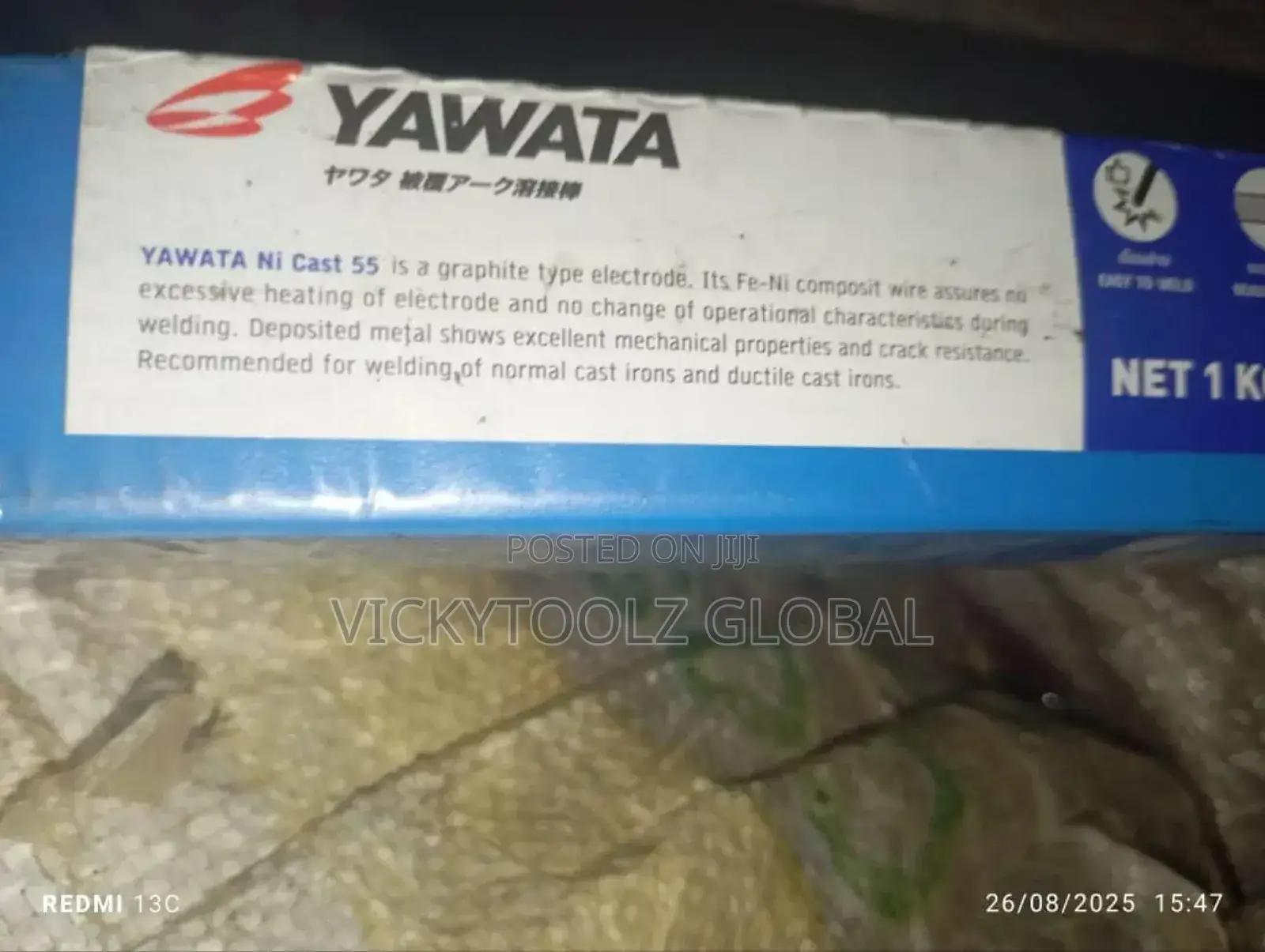 Yawata Nicast55 Cast Iron Electrode 3.2x 350mm