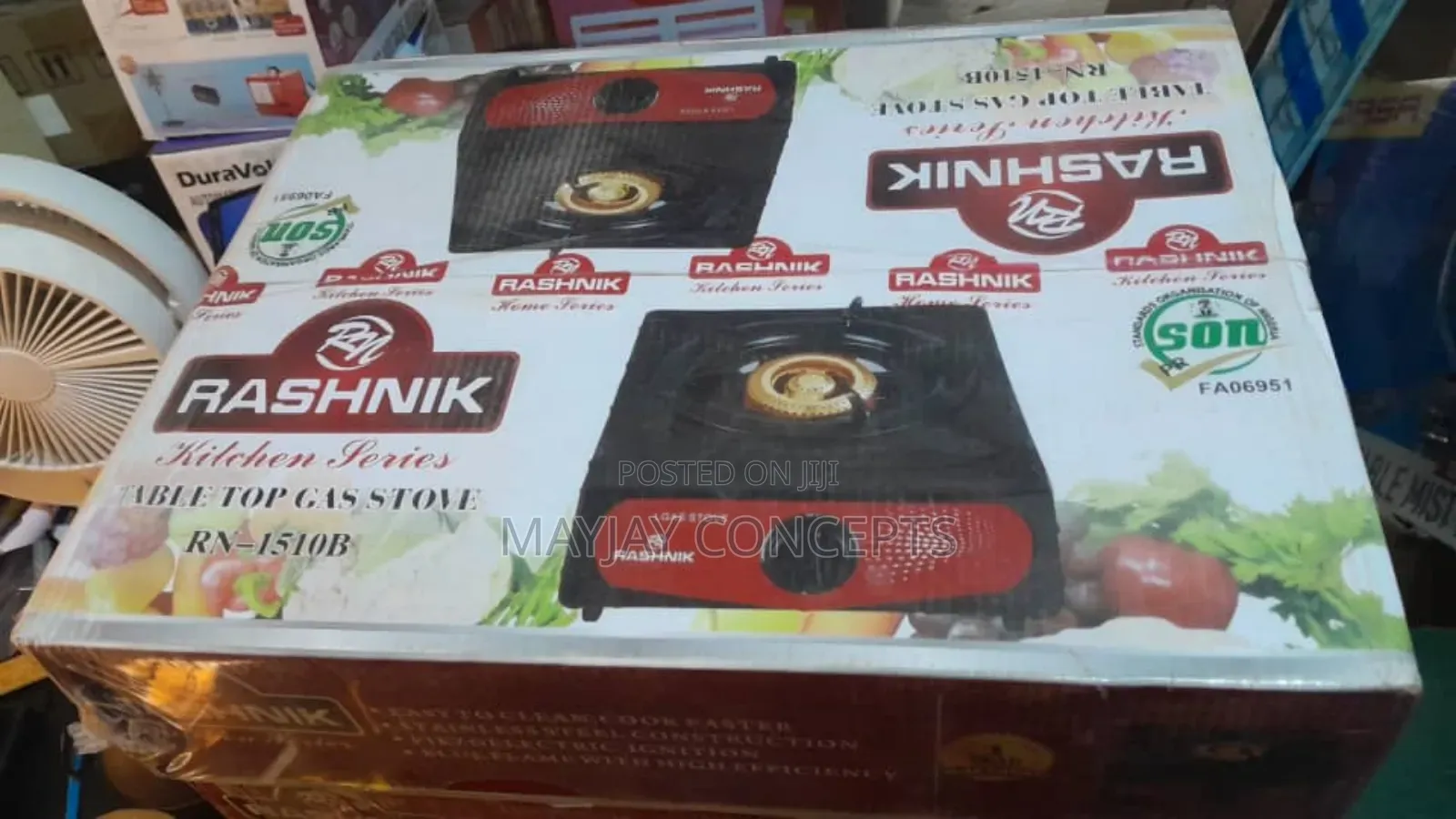 Rashnik Single Gas Burner/Stove-Automatic Ignition