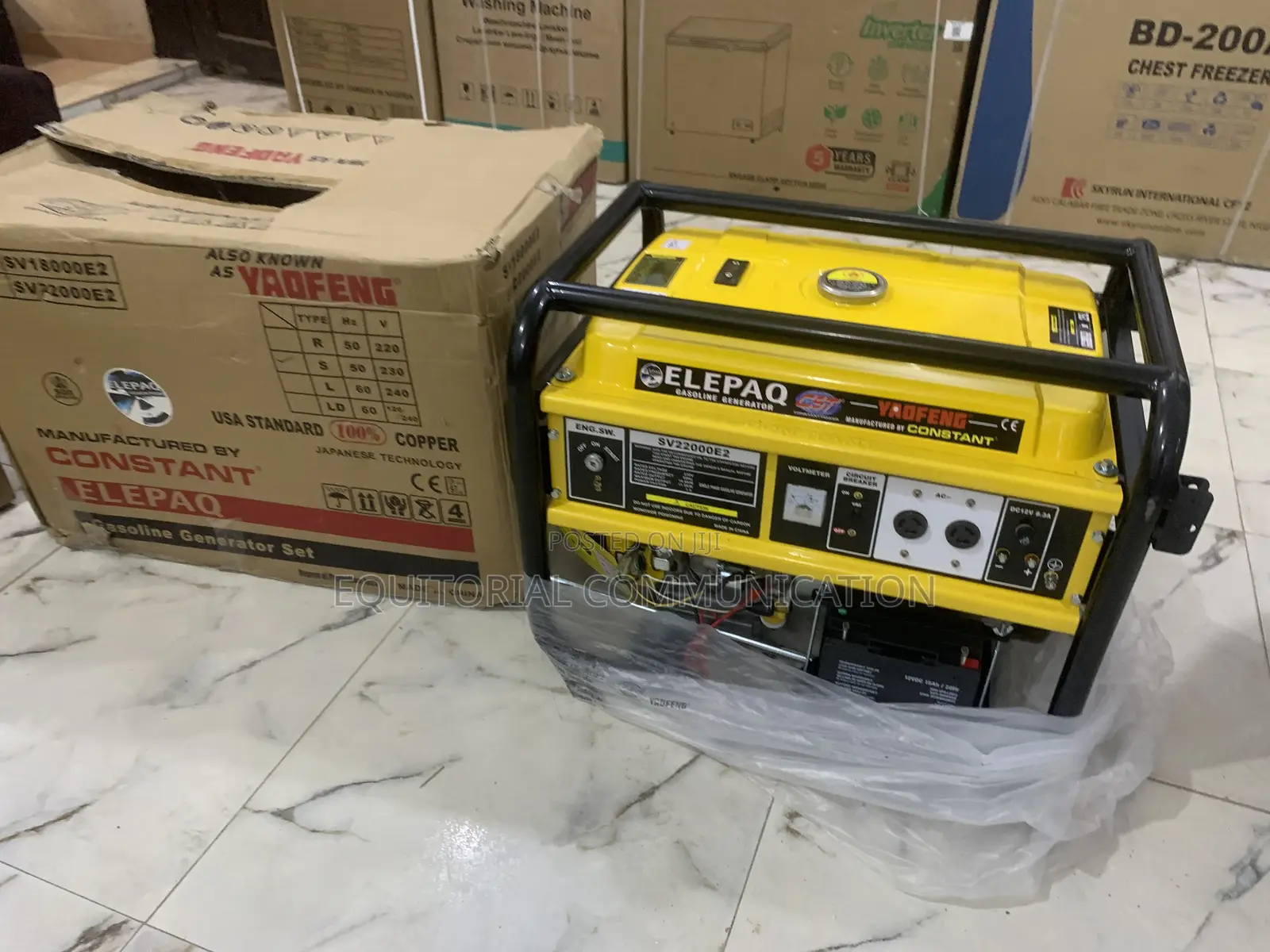 Elepaq 11kva Generator With Overload Protection