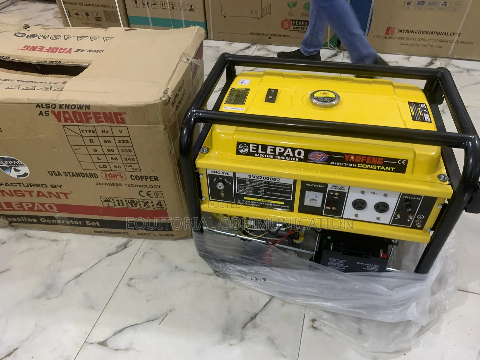 Fuel Efficient 11kva Generator – Elepaq Sv22000e2