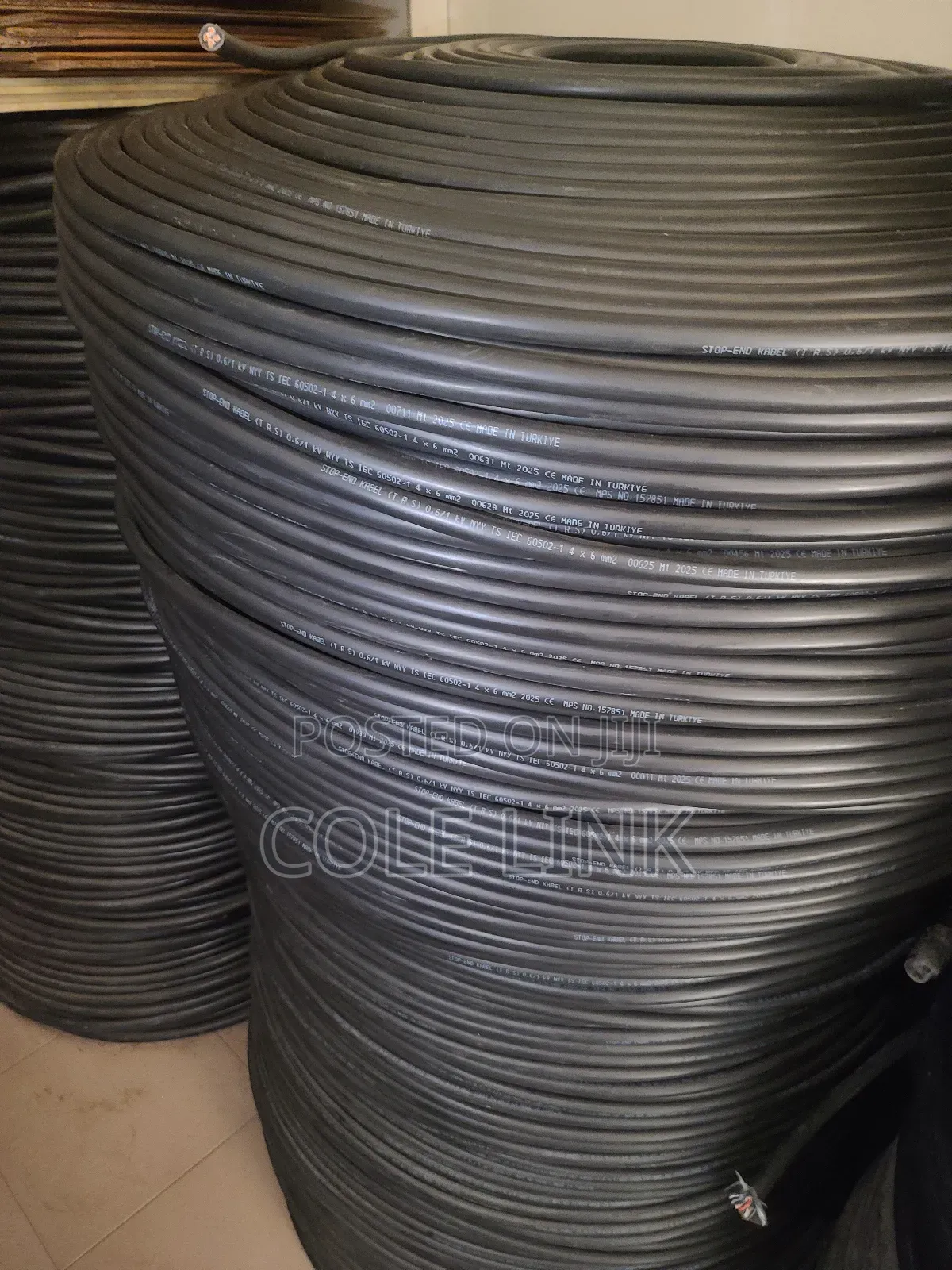 6mm 4core Non Armoured Cable PVC PVC