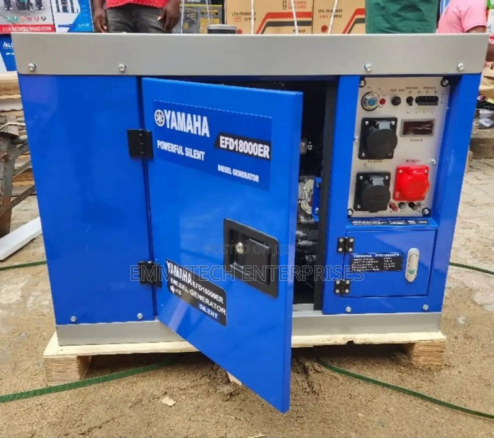 (12kva)Yamaha 3phase Diesel Soundproof Generator 100% Copper Coil