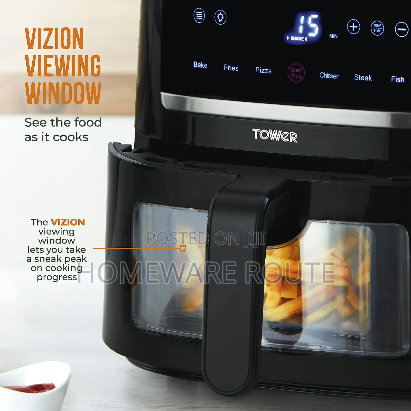 Tower Uk 6l Airfryer With 4 Cooking Options
