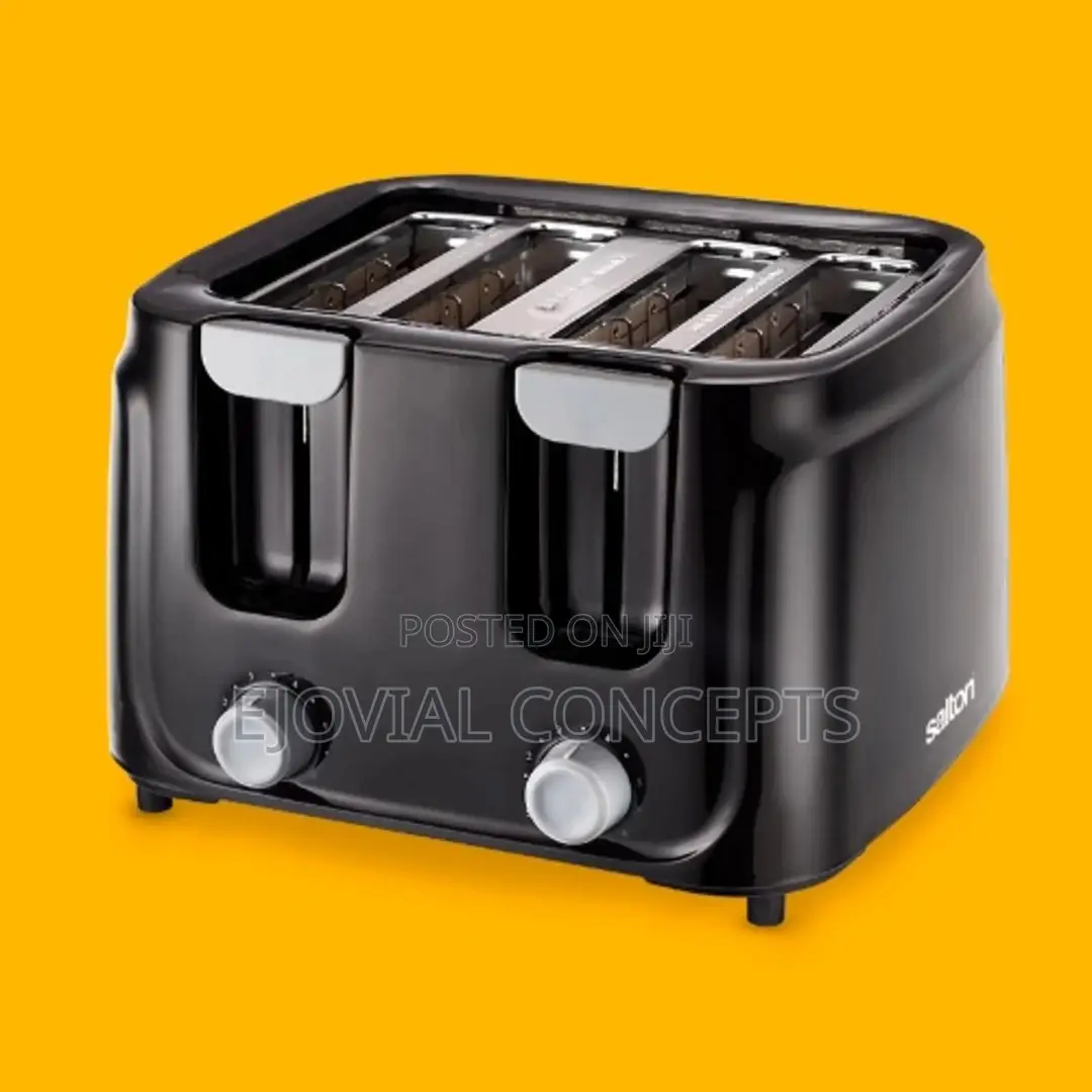 Salton Cool Touch 4 Slice Toaster - Black - 1400w