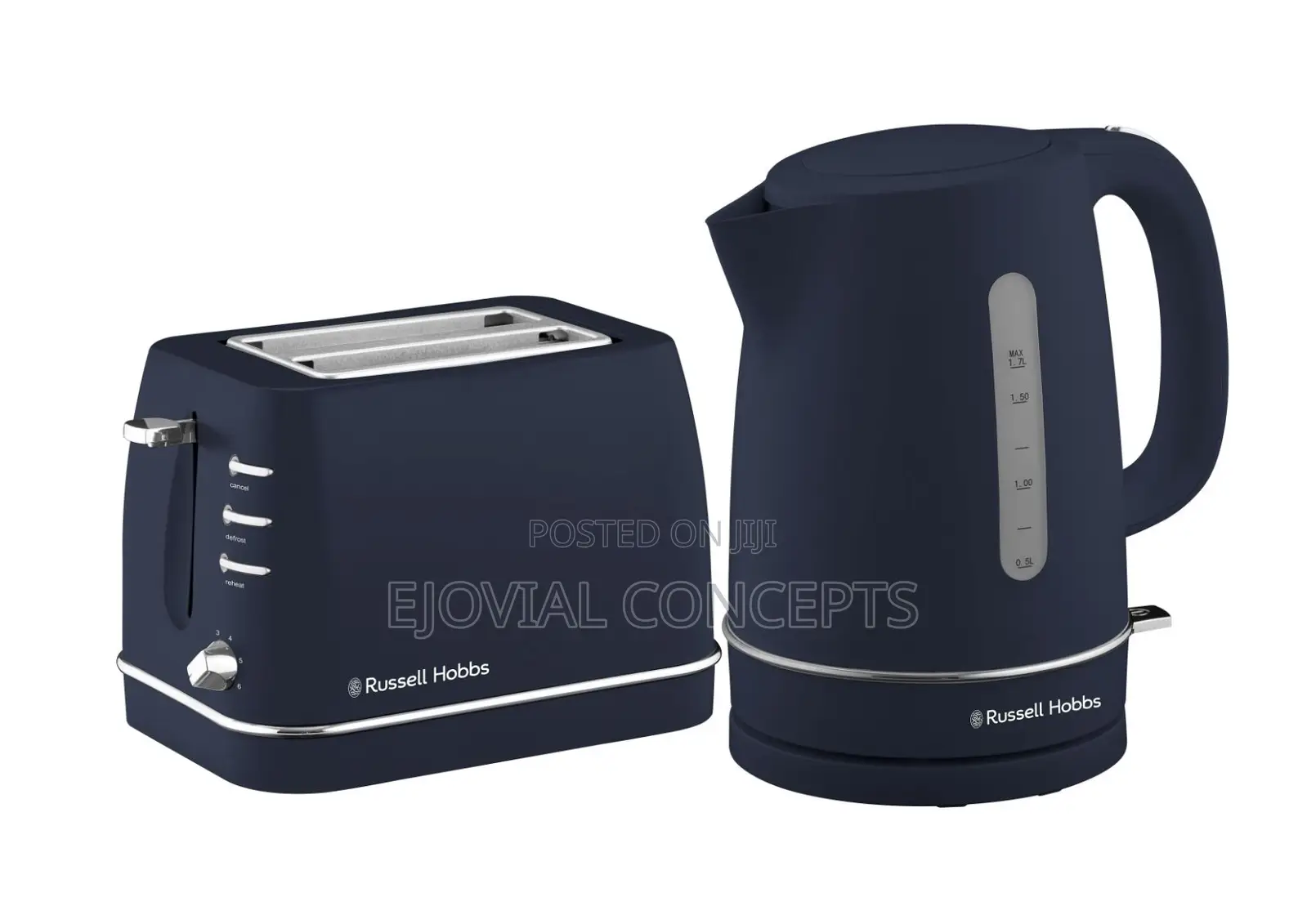 Russell Hobbs 2 Piece Navy Royal Kettle Pack