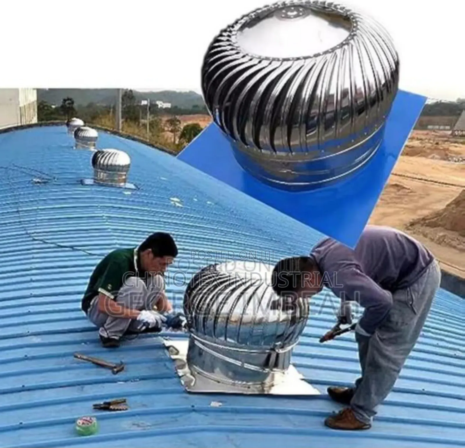 24" Industrial Roof Heat Extractor/Ventilator Fan