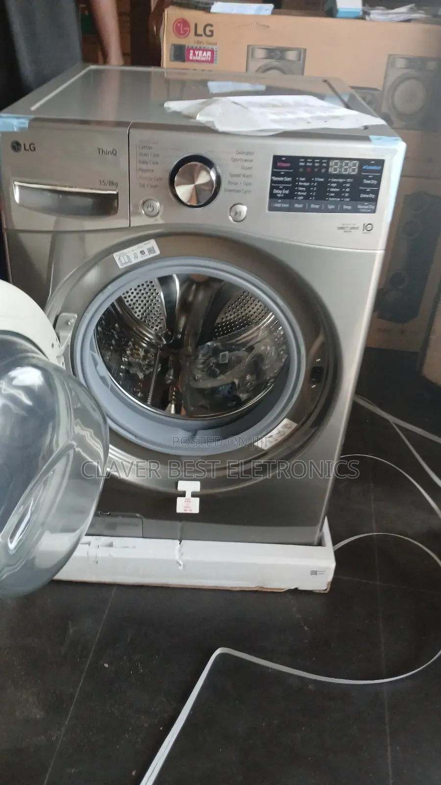 Lg Inveter Washing Machine 15kg,2in1,Wash and Dryer