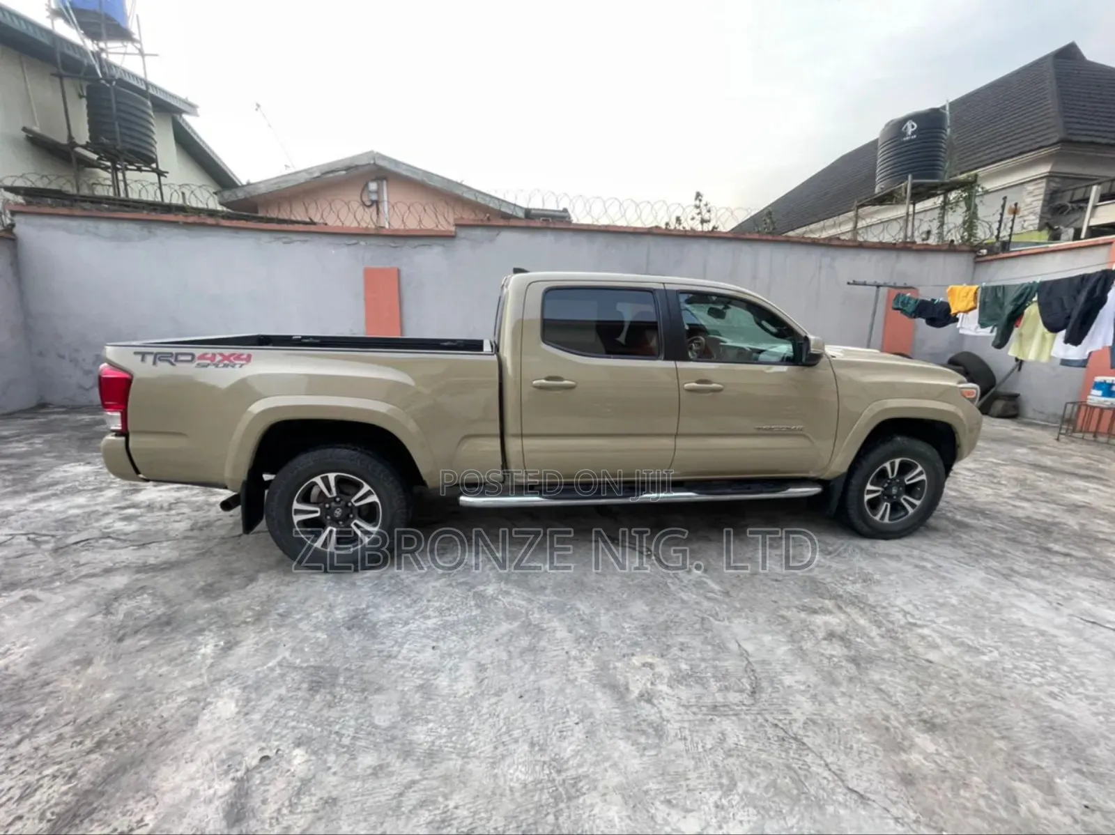 Toyota Tacoma Limited 2017 Gold