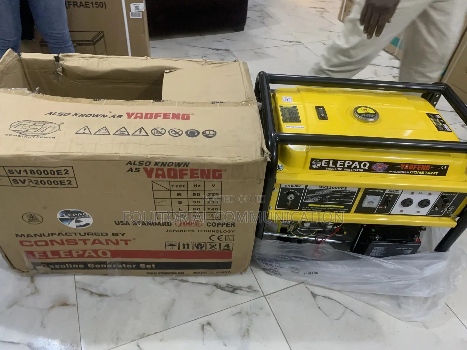 Elepaq Sv22000e2 – 11kva Avr Generator With Ohv Engine