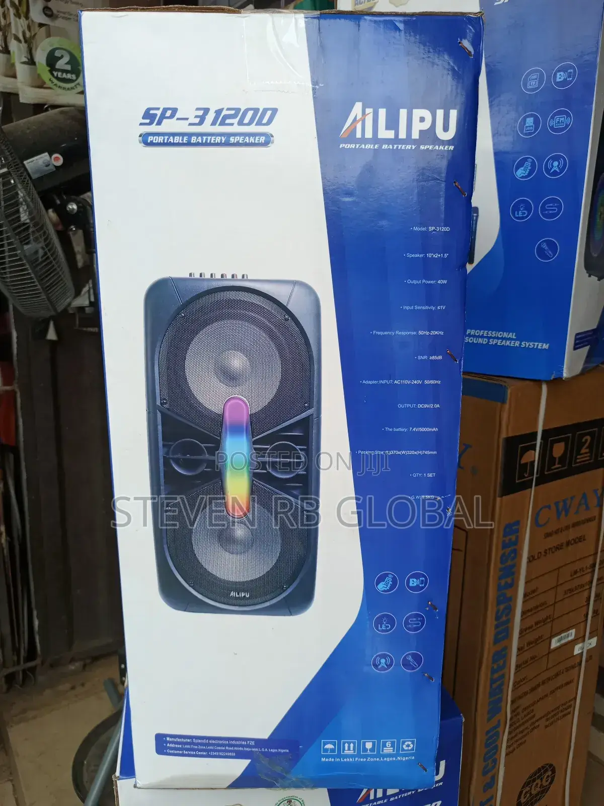 Ailipu High Bass Speaker With Microphone Model: Sp-3120d