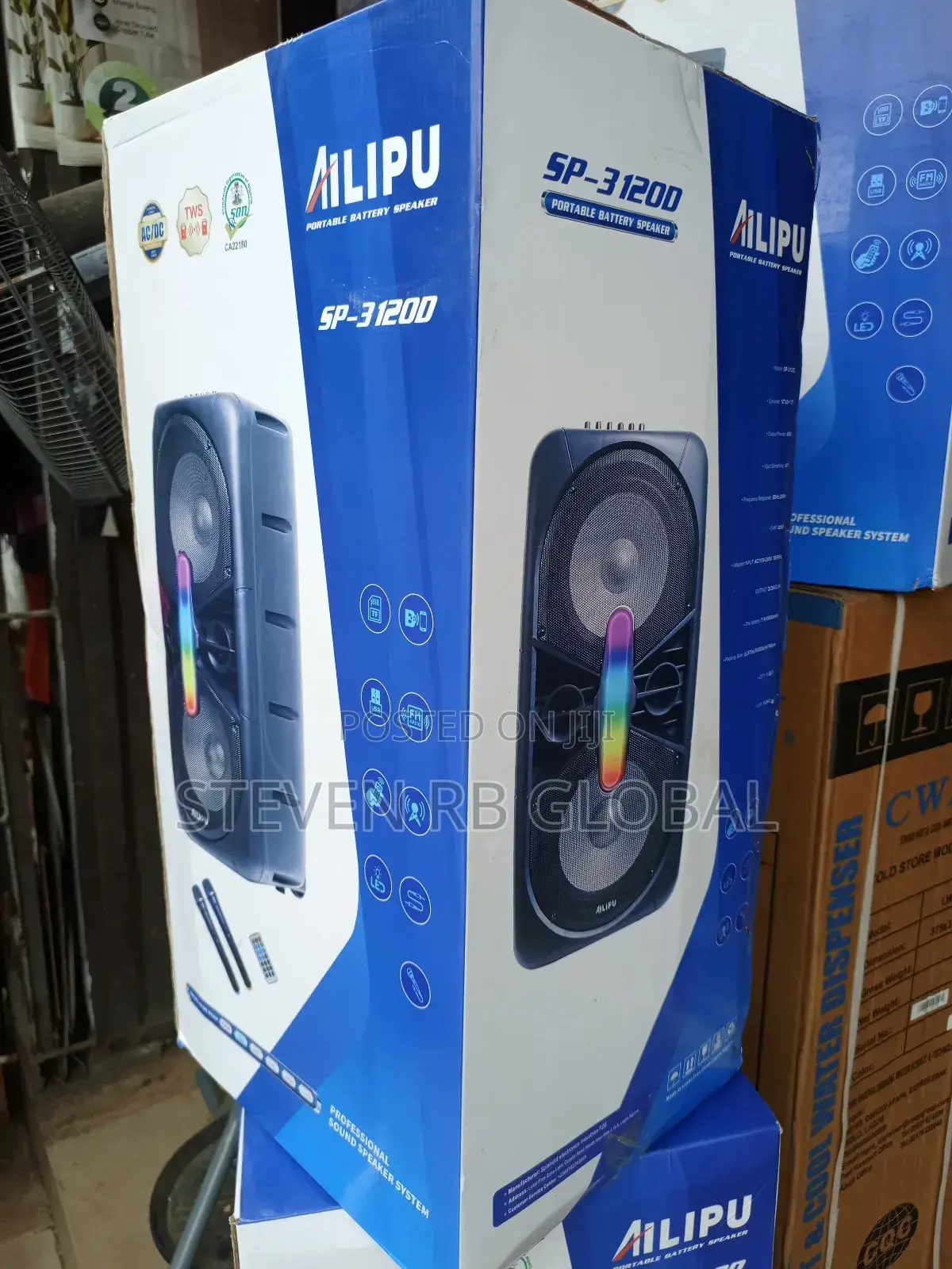 Ailipu High Bass Speaker With Microphone Model: Sp-3120d