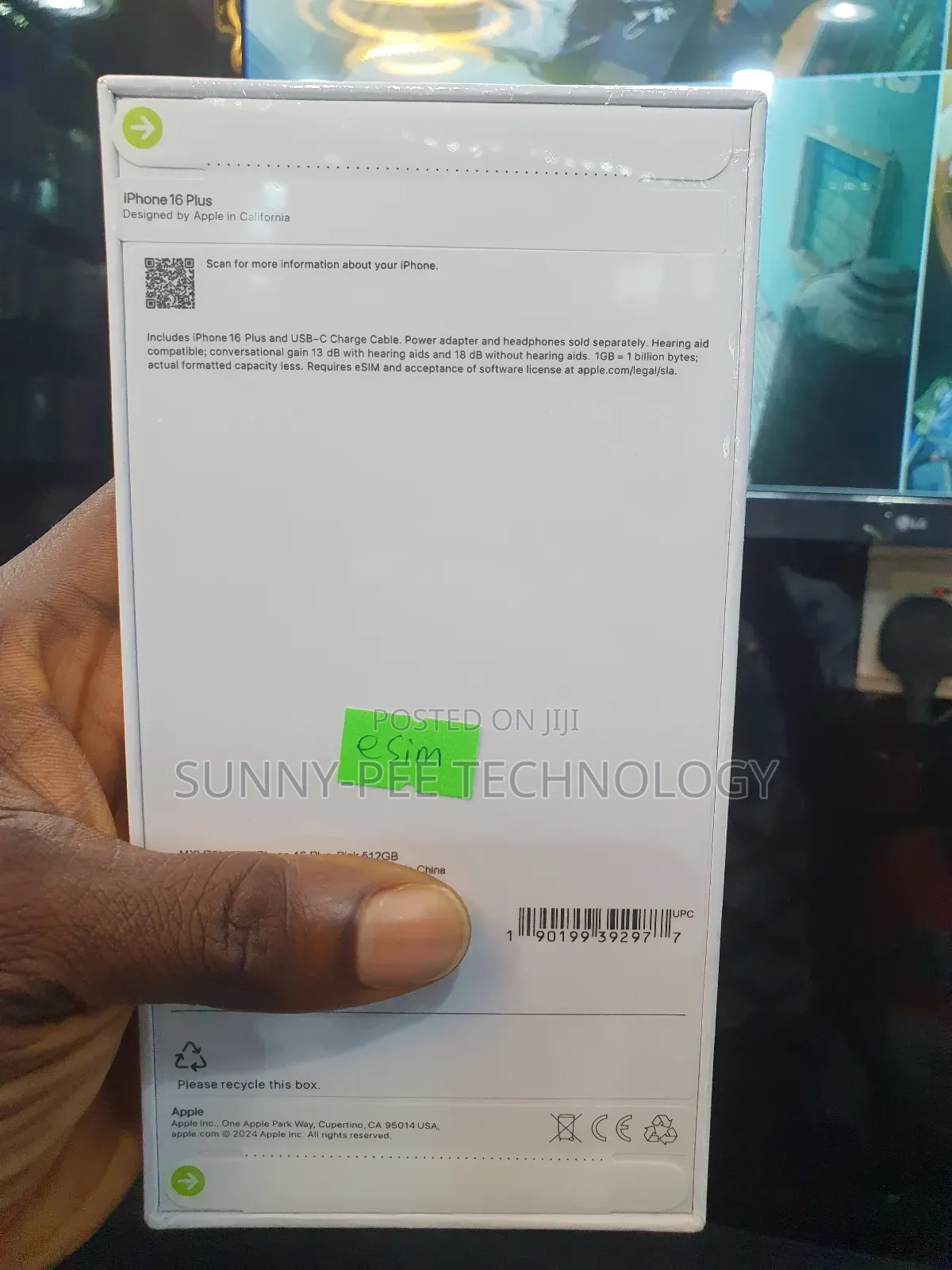 New Apple iPhone 16 Plus 512 GB Pink