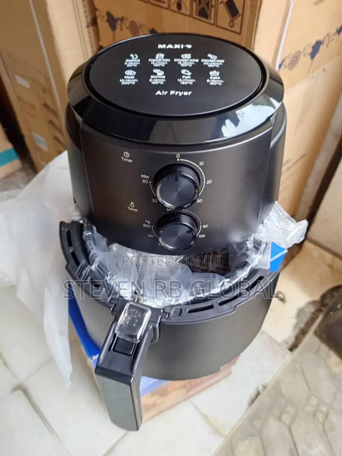 Maxi 4l 1500w Air Fryer Black | Tn40b2