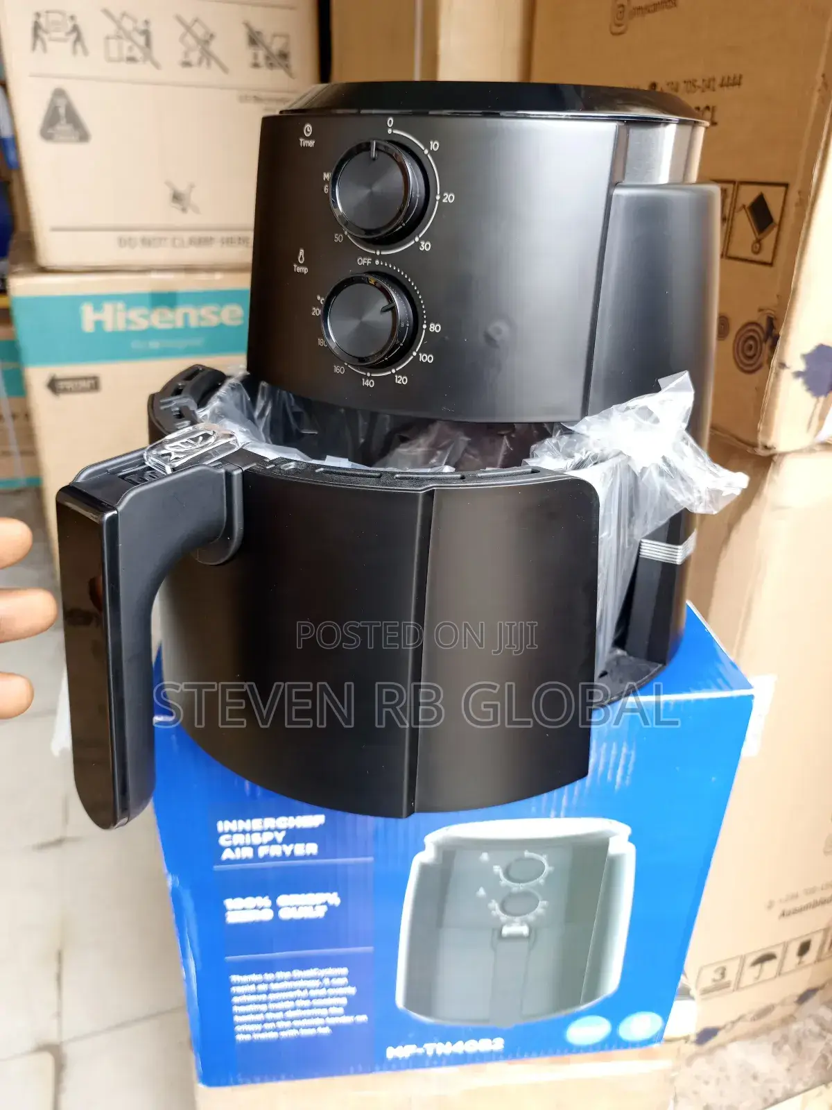 Maxi 4l 1500w Air Fryer Black | Tn40b2