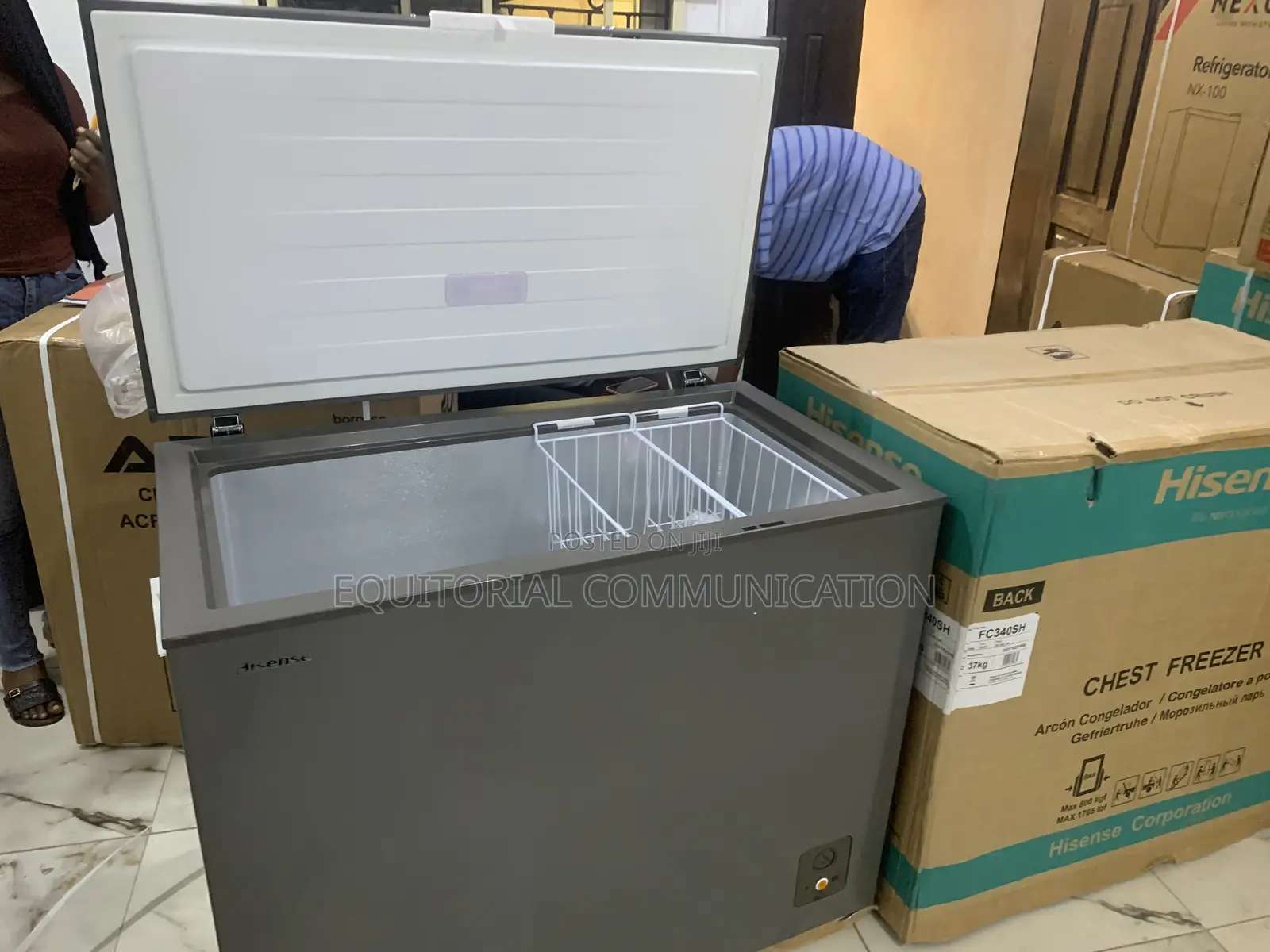 Hisense Fc340sh Chest Freezer With Power Indicator
