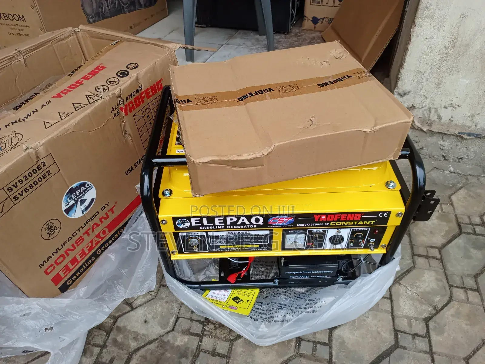 Elepaq 100% Copper 4.5kva Constant Key Starter Generator
