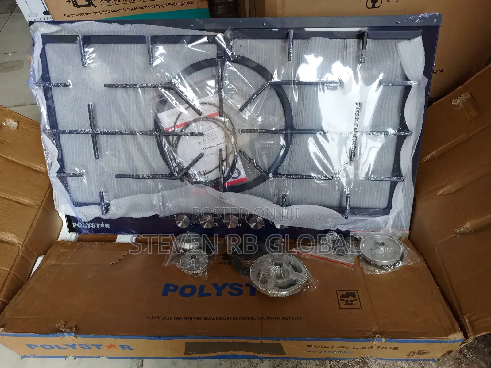 Polystar 5 Burner Inbuilt Gas Hob | Pv-Jyb5ag