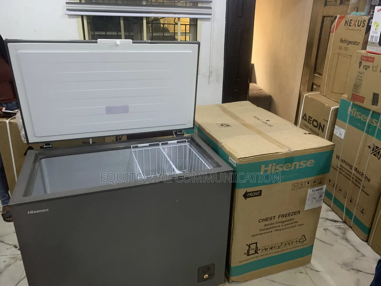 Hisense Fc340sh –Family-Size Freezer for Bulk Shopping