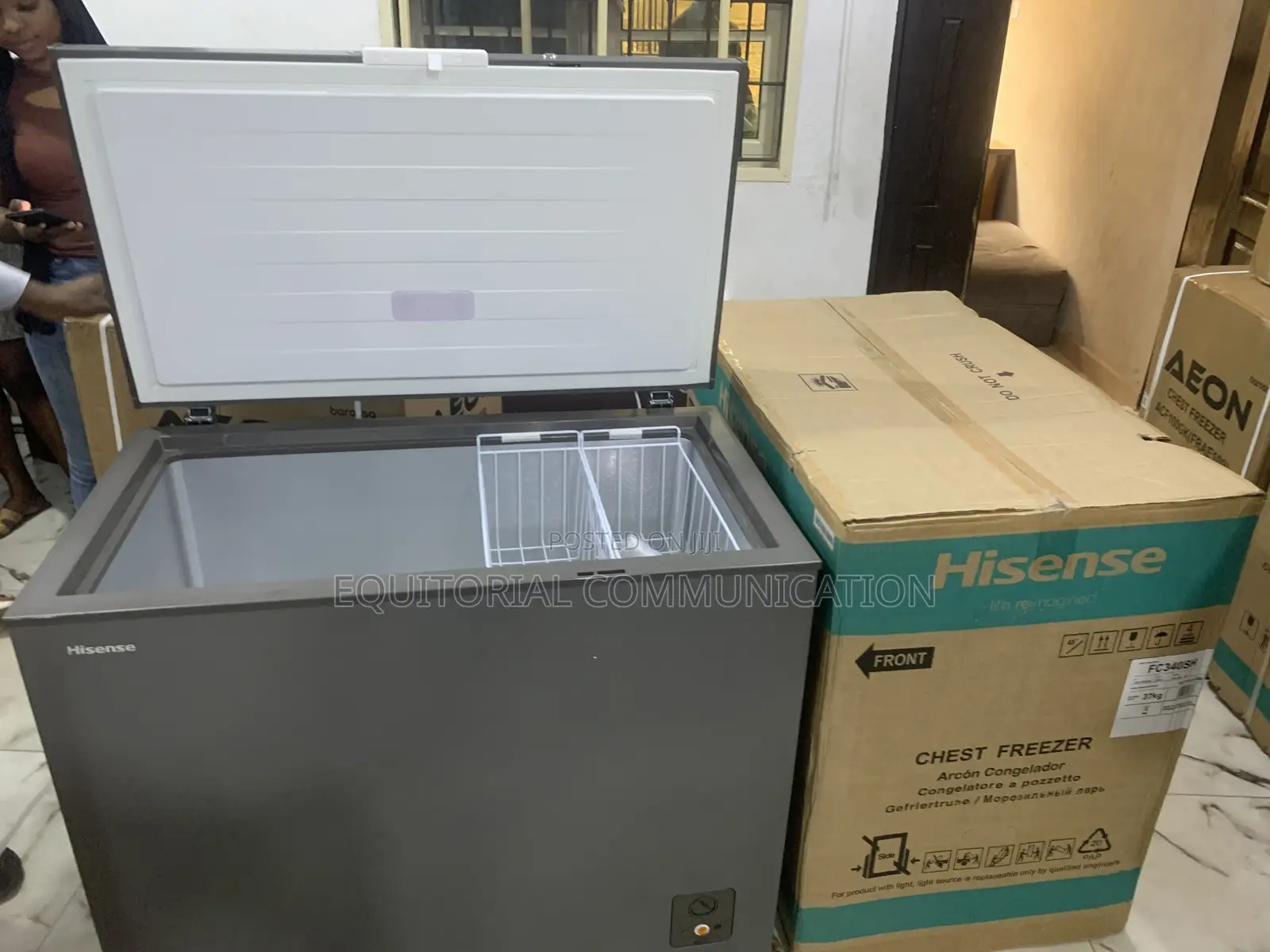 Hisense 250l Freezer With Fast Freeze Adjustable Thermostat