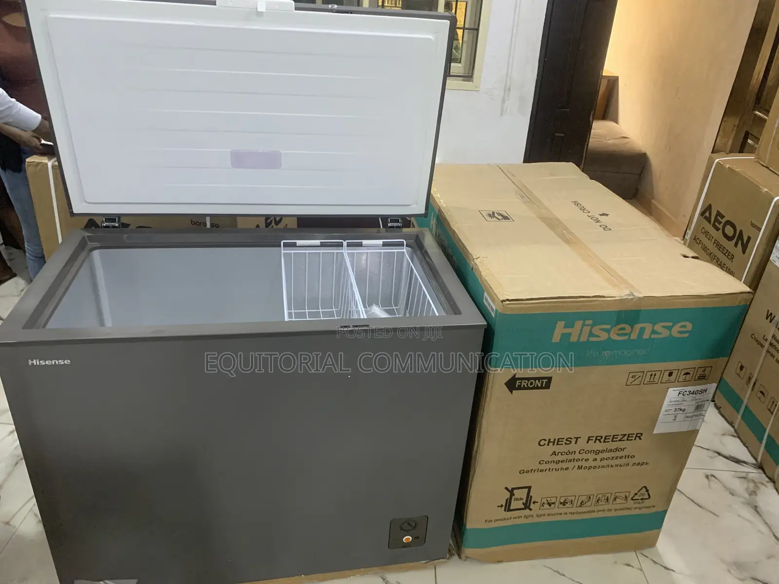 Hisense 250l Freezer With Fast Freeze Adjustable Thermostat