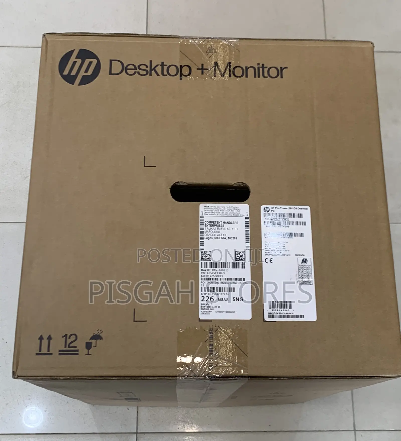 Hp Pro Tower 290 G9 Desktop+Monitor