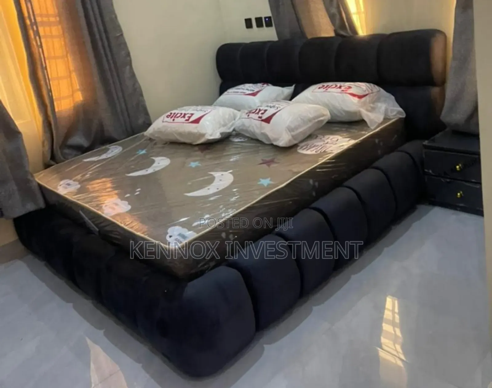 4 and Half by Fabric Bubble Bedframe