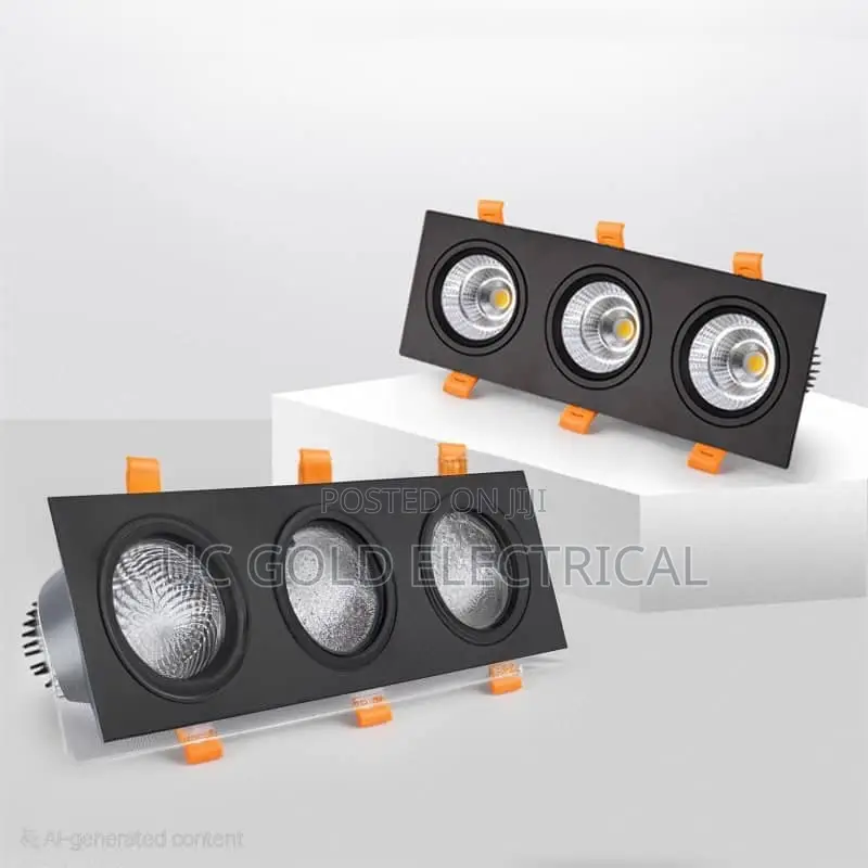 Double Head Dimmable Led Downlight Recessed Spotlight 14w 24w Indoor