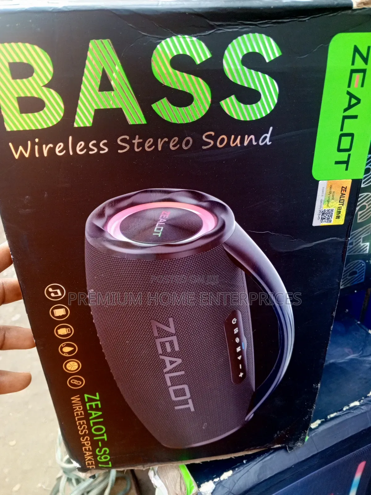 Zealot S97 80w High Power Incredible Sound Quality Bluetooth Speaker