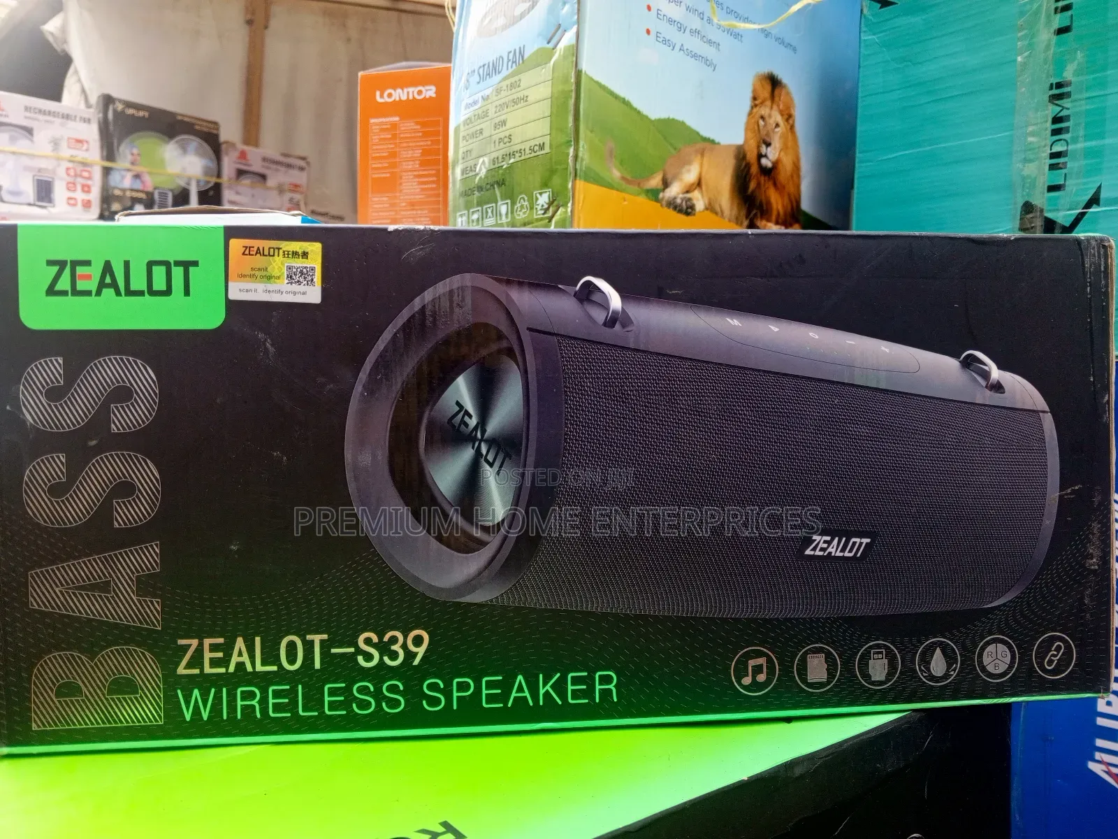 Zealot S39 60w Wireless Speakers, Dual Pairing, Long Battery Life,