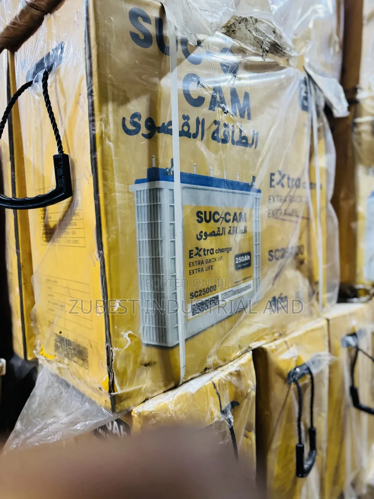 Suc-cam Tubular Solar Battery 250ah 12v With Warranty