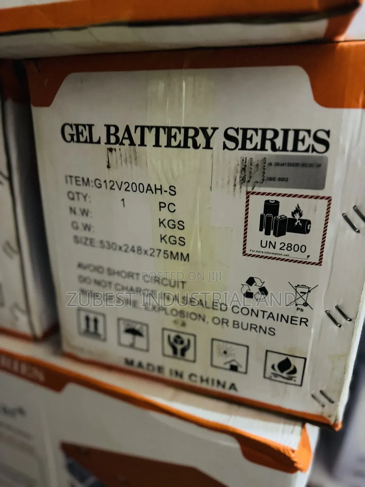 Felicity Gel Solar Battery 200ah 12v With Warranty