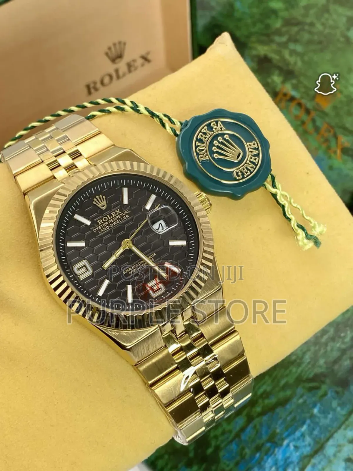 Rolex Land Dweller Automatic Movement Watch Gold