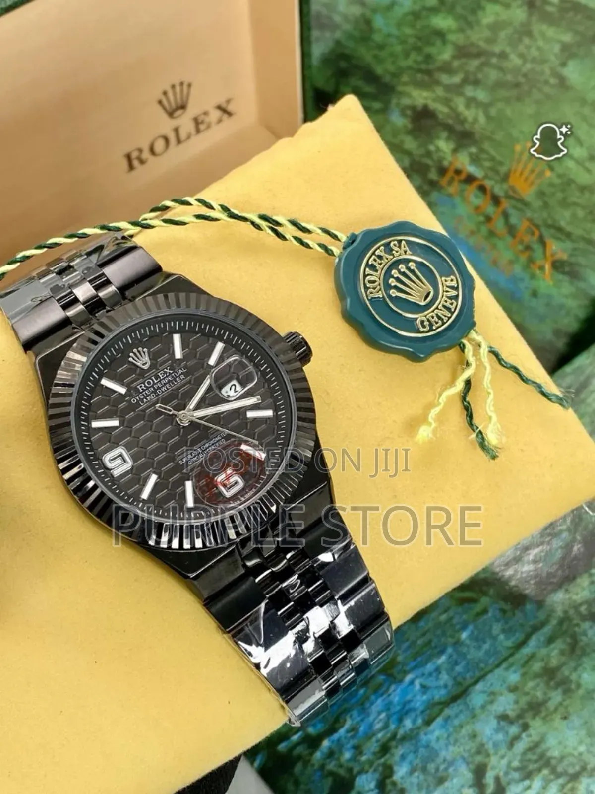 Rolex Land Dweller Automatic Watch Black