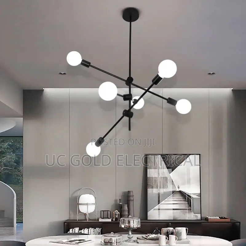 Nordic Pendant Lamp Iron Gold E27 Led Modern Indoor Lighting Luxurious