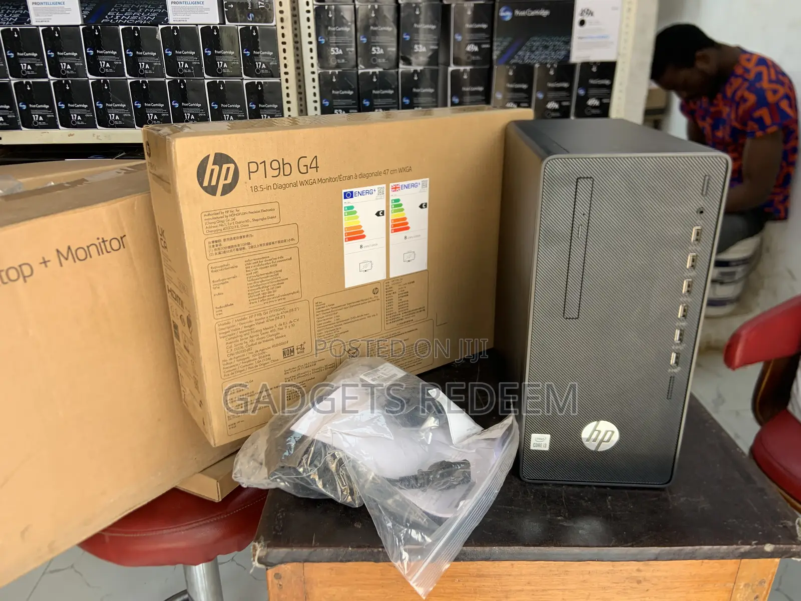 New Desktop Computer HP 290 G4 8GB Intel Core i3 SSD 256GB