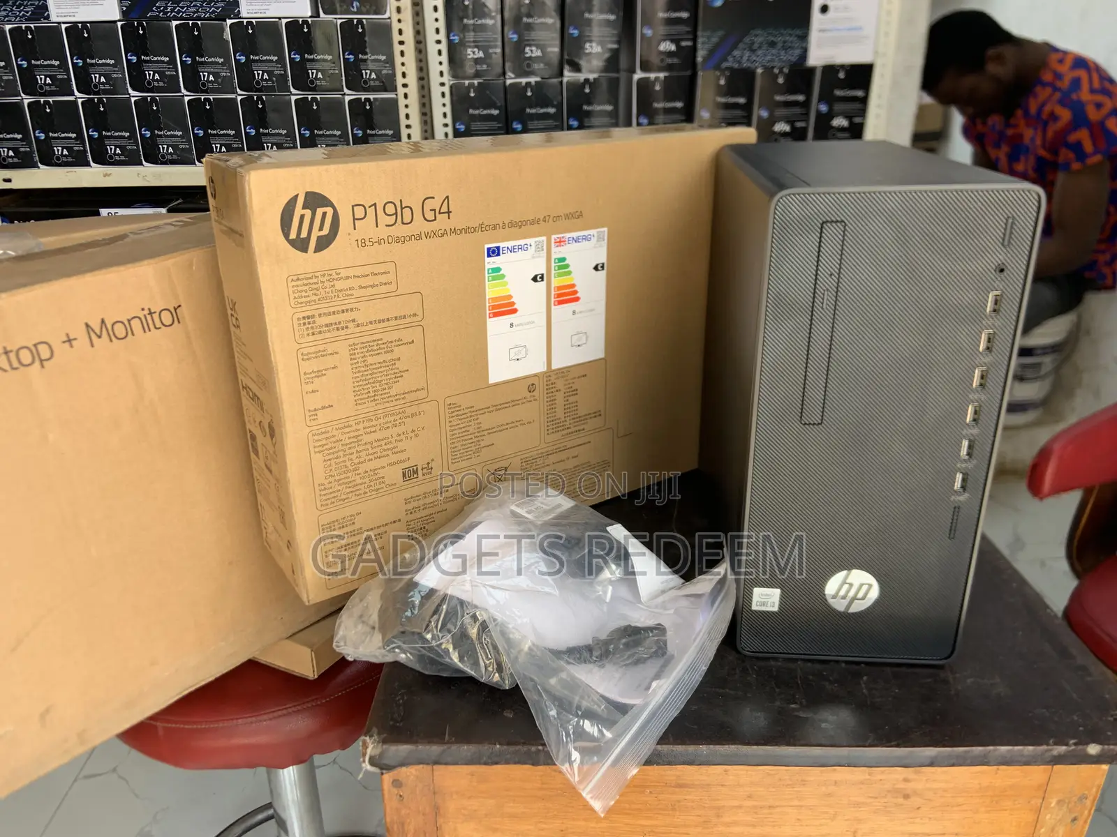 New Desktop Computer HP 290 G4 8GB Intel Core i3 SSD 256GB