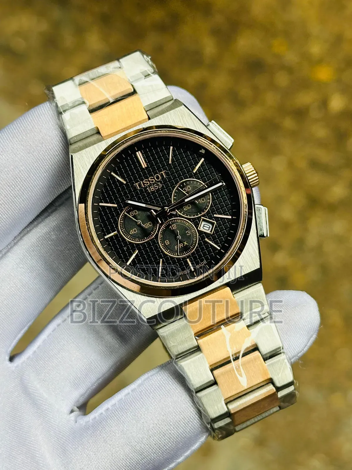 Original Tissot Two-tone Stainless Steel Chronograph Quartz Watch