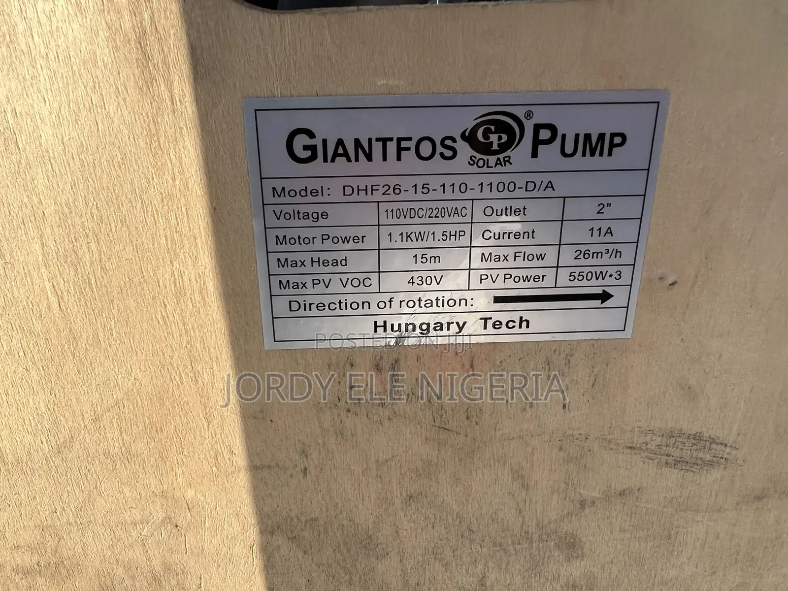 1.5hp Ac Dc Surface Solar Water Pump