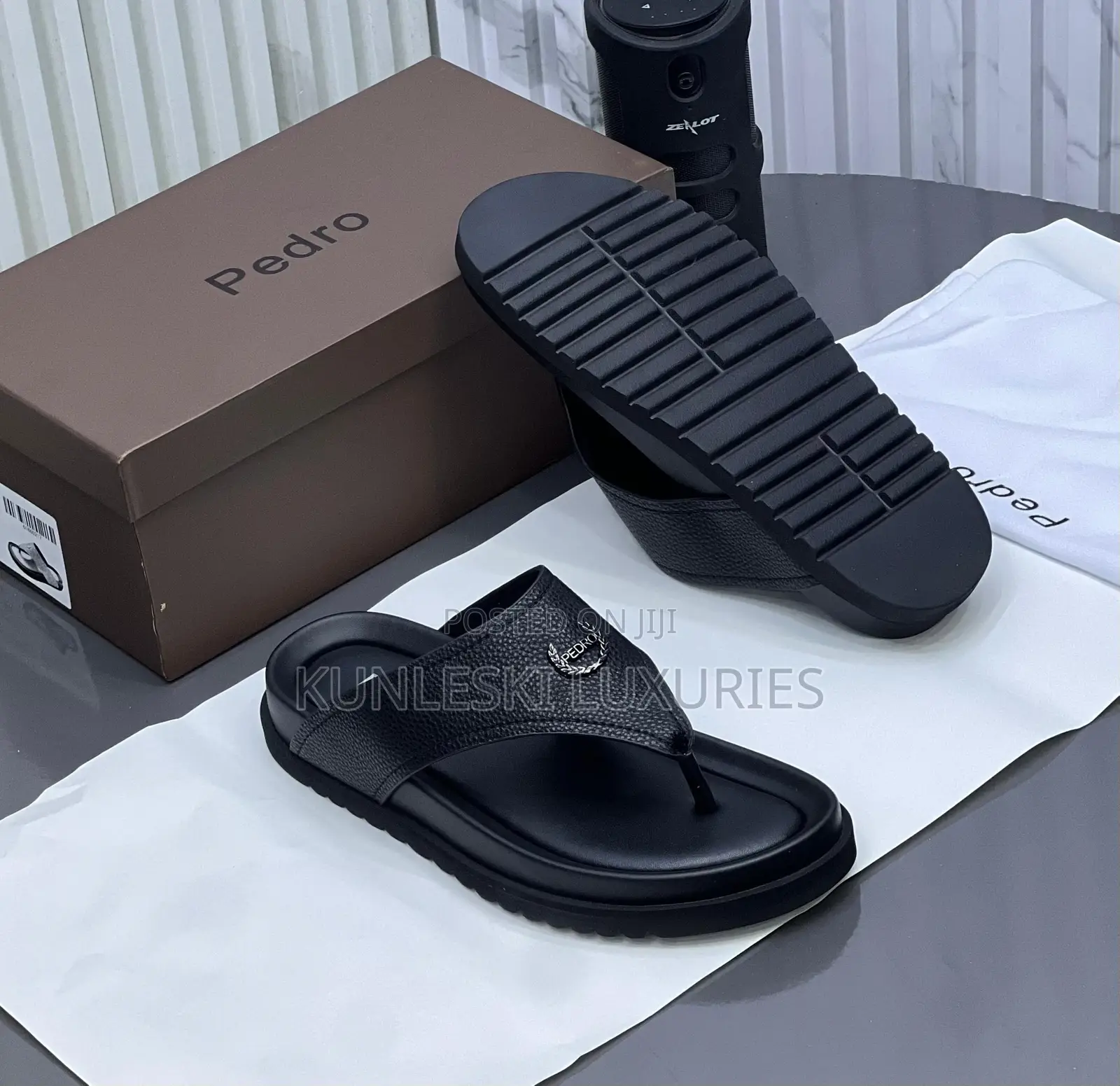 Original Pedro Men Leather Slippers in 3 Colors