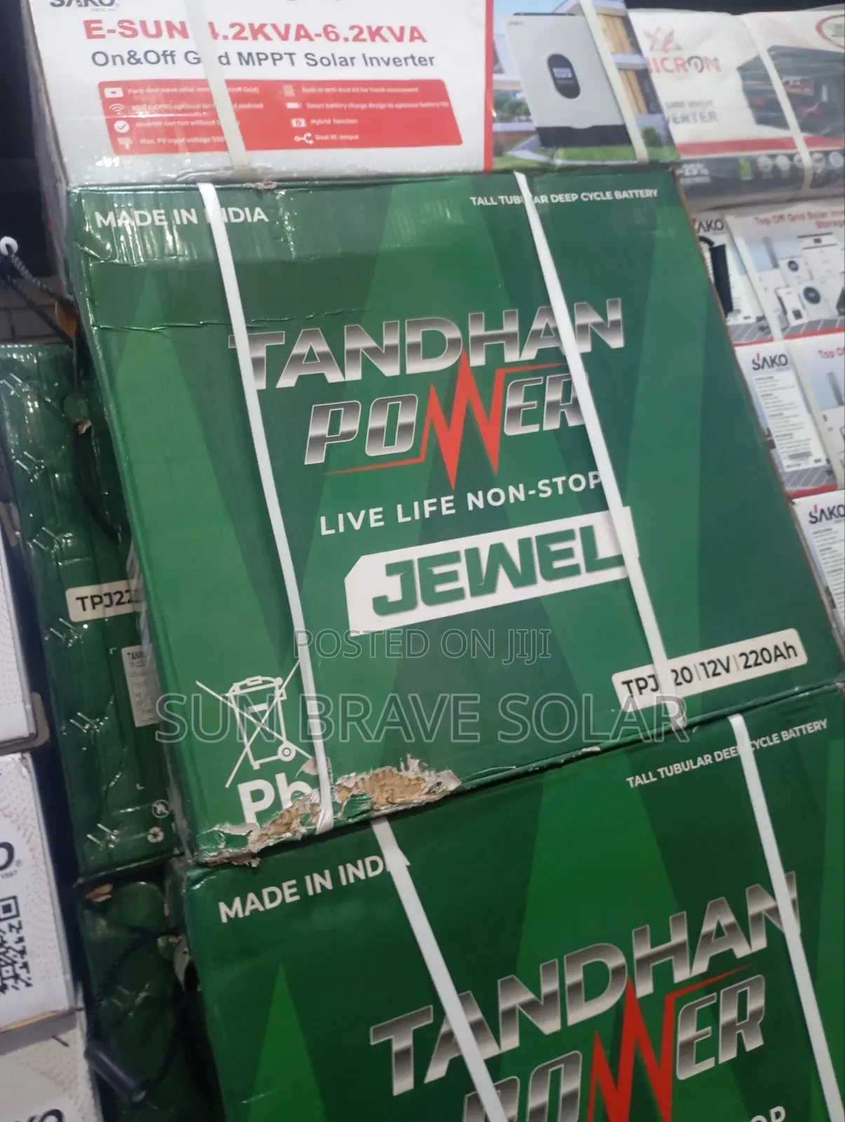 Tandhan Power 220ah Tubular Battery Available Stock
