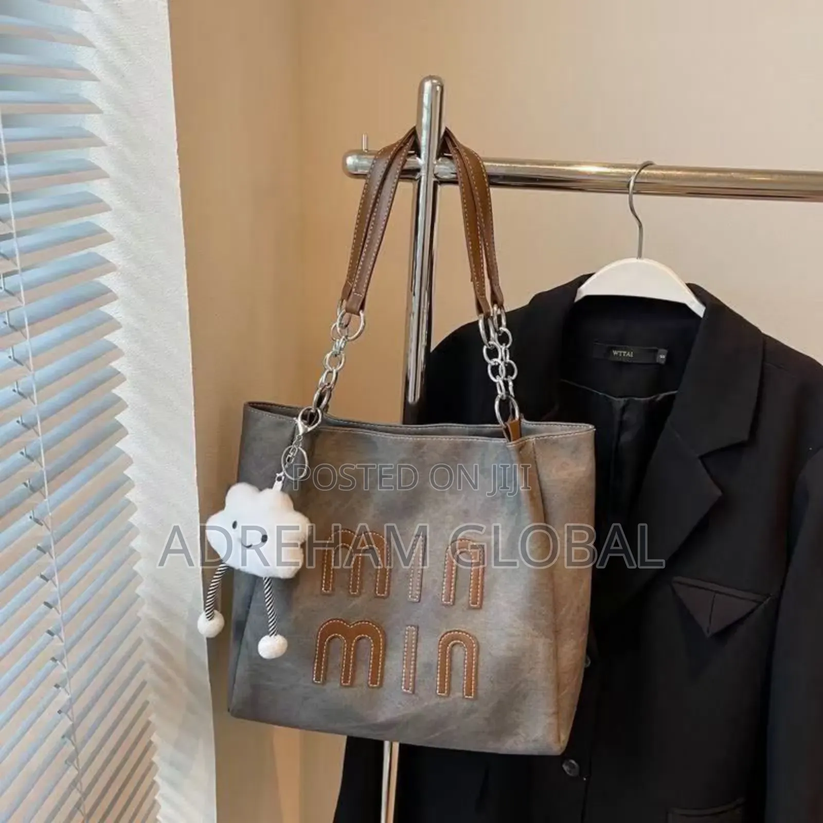Min Mini Leather Tote Bag