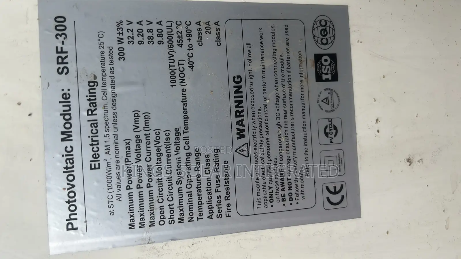 Canadian Solar Panel 300w
